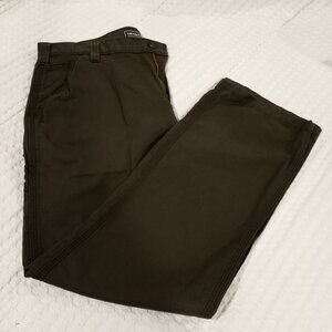 NEW CARHARTT DARK GREEN RELAXED FIT JEANS MEN 38X30